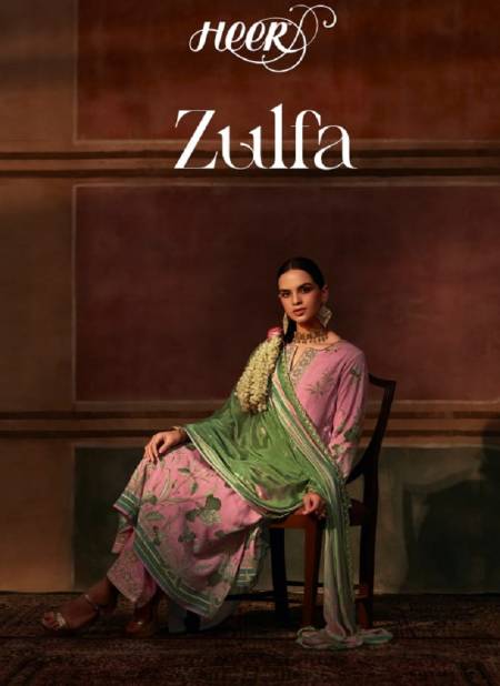 Zulfa By Kimora Pure Muslin Printed Embroidery Salwar Kameez Wholesale Shop In Surat Catalog